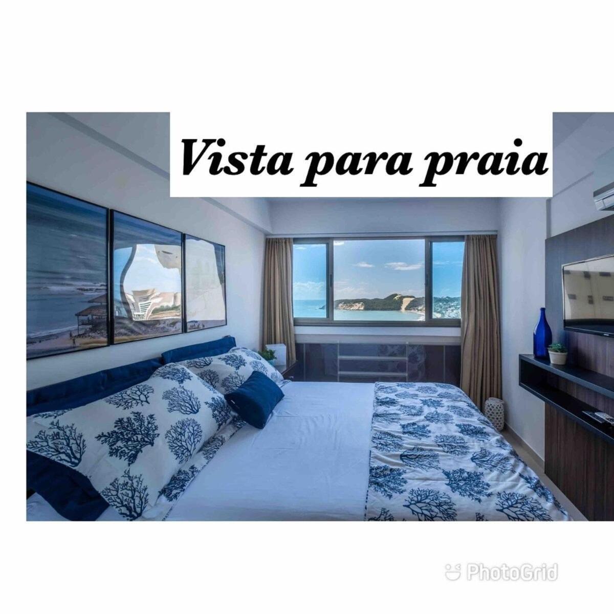 Flat Com 2 Quartos E Vista Mar Da Praia De Pontanegra-Wifi 300 Mb-Garagem-Familia-Criancas-Piscina-Pet Friendly Natal Kültér fotó