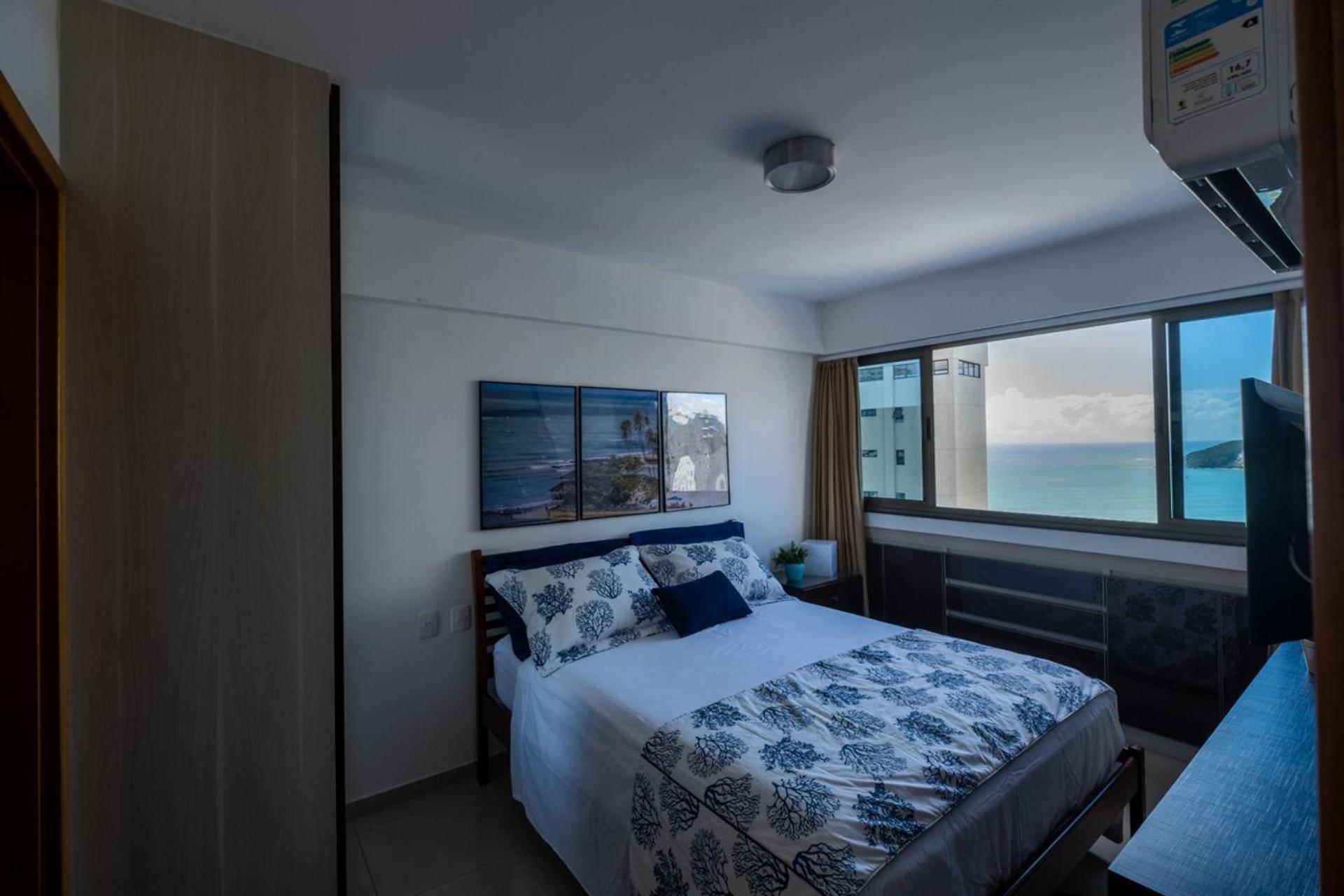 Flat Com 2 Quartos E Vista Mar Da Praia De Pontanegra-Wifi 300 Mb-Garagem-Familia-Criancas-Piscina-Pet Friendly Natal Kültér fotó
