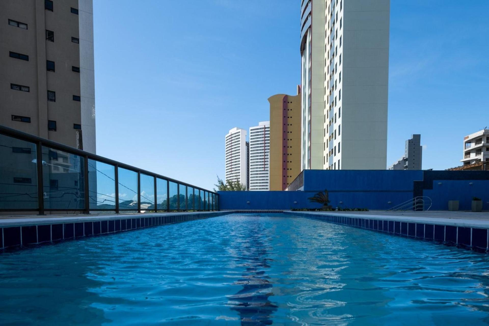 Flat Com 2 Quartos E Vista Mar Da Praia De Pontanegra-Wifi 300 Mb-Garagem-Familia-Criancas-Piscina-Pet Friendly Natal Kültér fotó