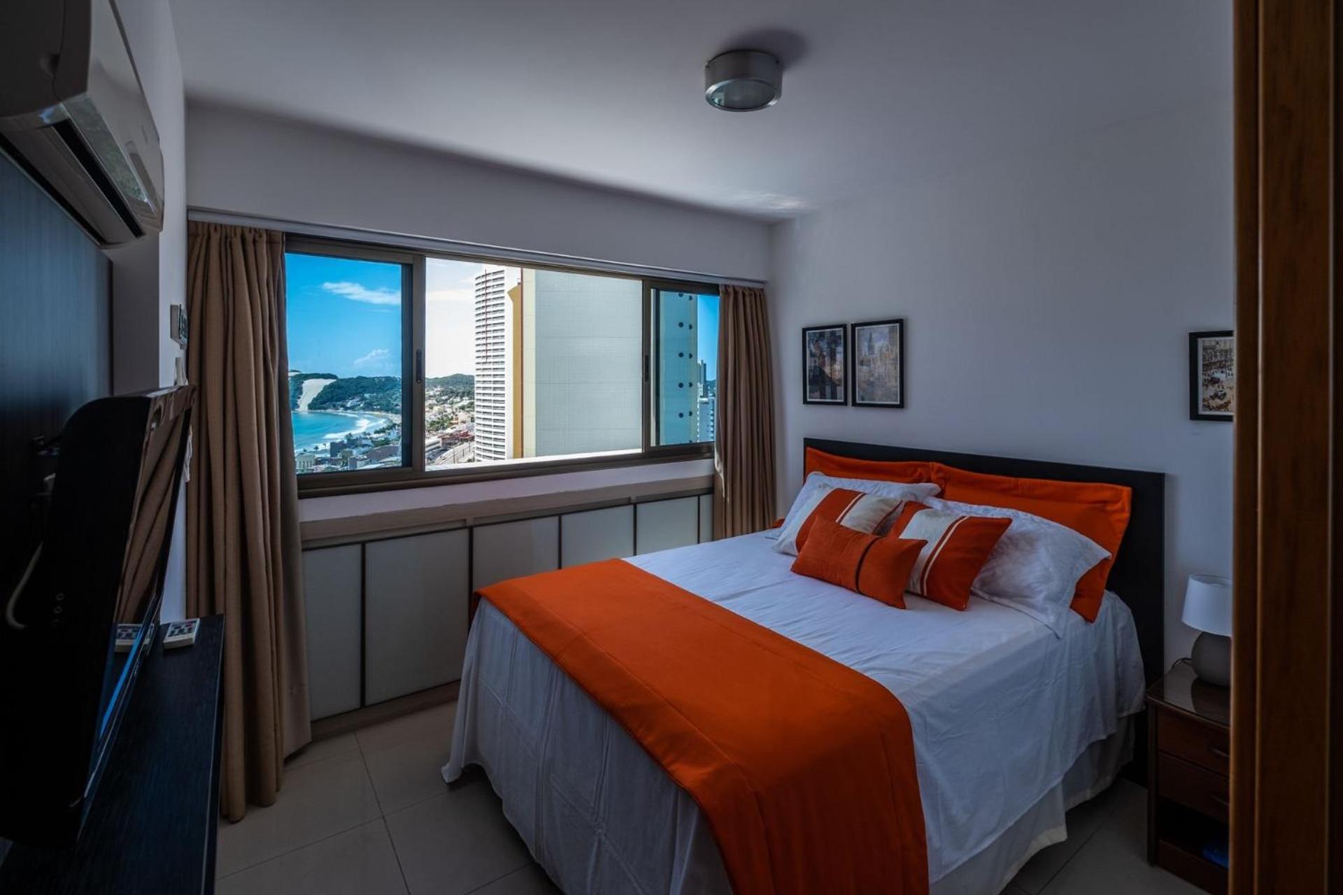 Flat Com 2 Quartos E Vista Mar Da Praia De Pontanegra-Wifi 300 Mb-Garagem-Familia-Criancas-Piscina-Pet Friendly Natal Kültér fotó