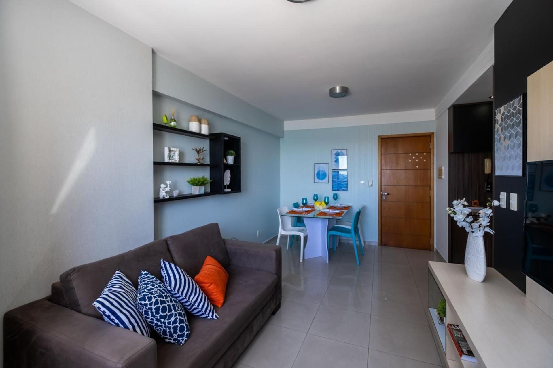 Flat Com 2 Quartos E Vista Mar Da Praia De Pontanegra-Wifi 300 Mb-Garagem-Familia-Criancas-Piscina-Pet Friendly Natal Kültér fotó