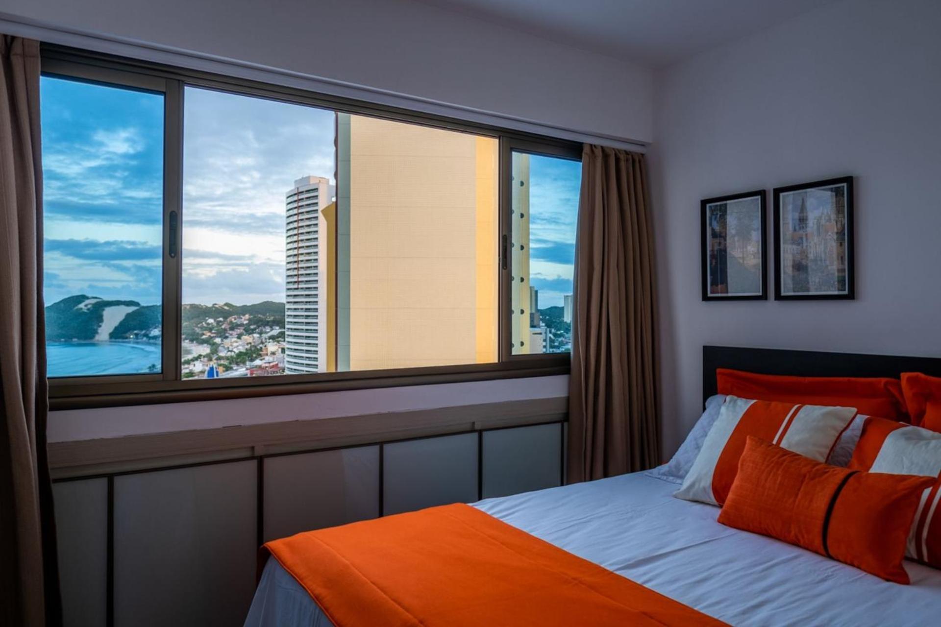Flat Com 2 Quartos E Vista Mar Da Praia De Pontanegra-Wifi 300 Mb-Garagem-Familia-Criancas-Piscina-Pet Friendly Natal Kültér fotó