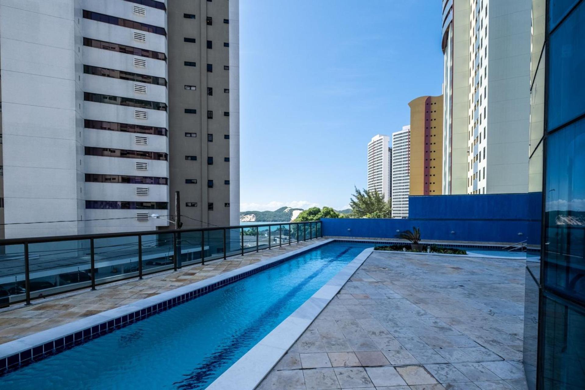 Flat Com 2 Quartos E Vista Mar Da Praia De Pontanegra-Wifi 300 Mb-Garagem-Familia-Criancas-Piscina-Pet Friendly Natal Kültér fotó