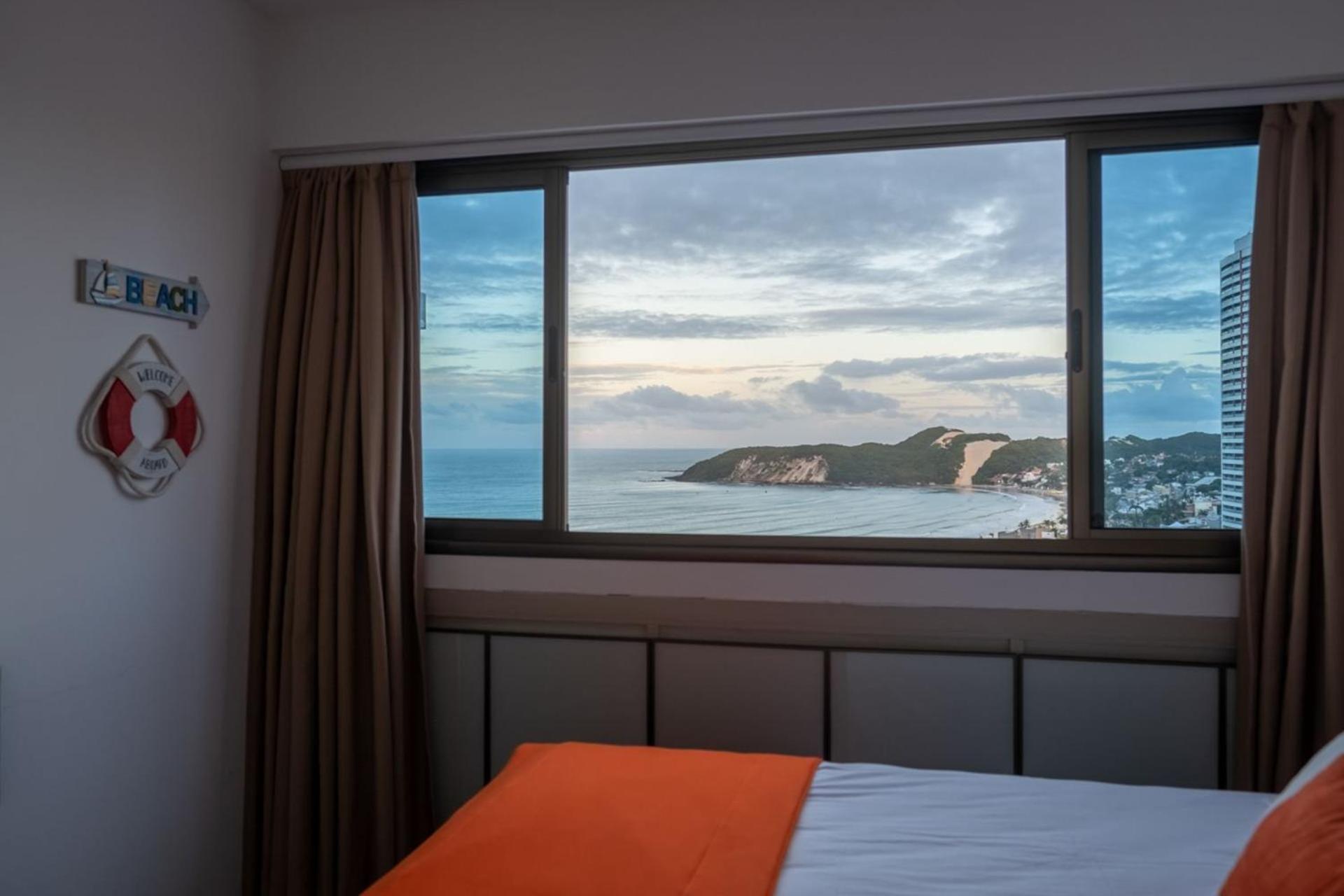 Flat Com 2 Quartos E Vista Mar Da Praia De Pontanegra-Wifi 300 Mb-Garagem-Familia-Criancas-Piscina-Pet Friendly Natal Kültér fotó