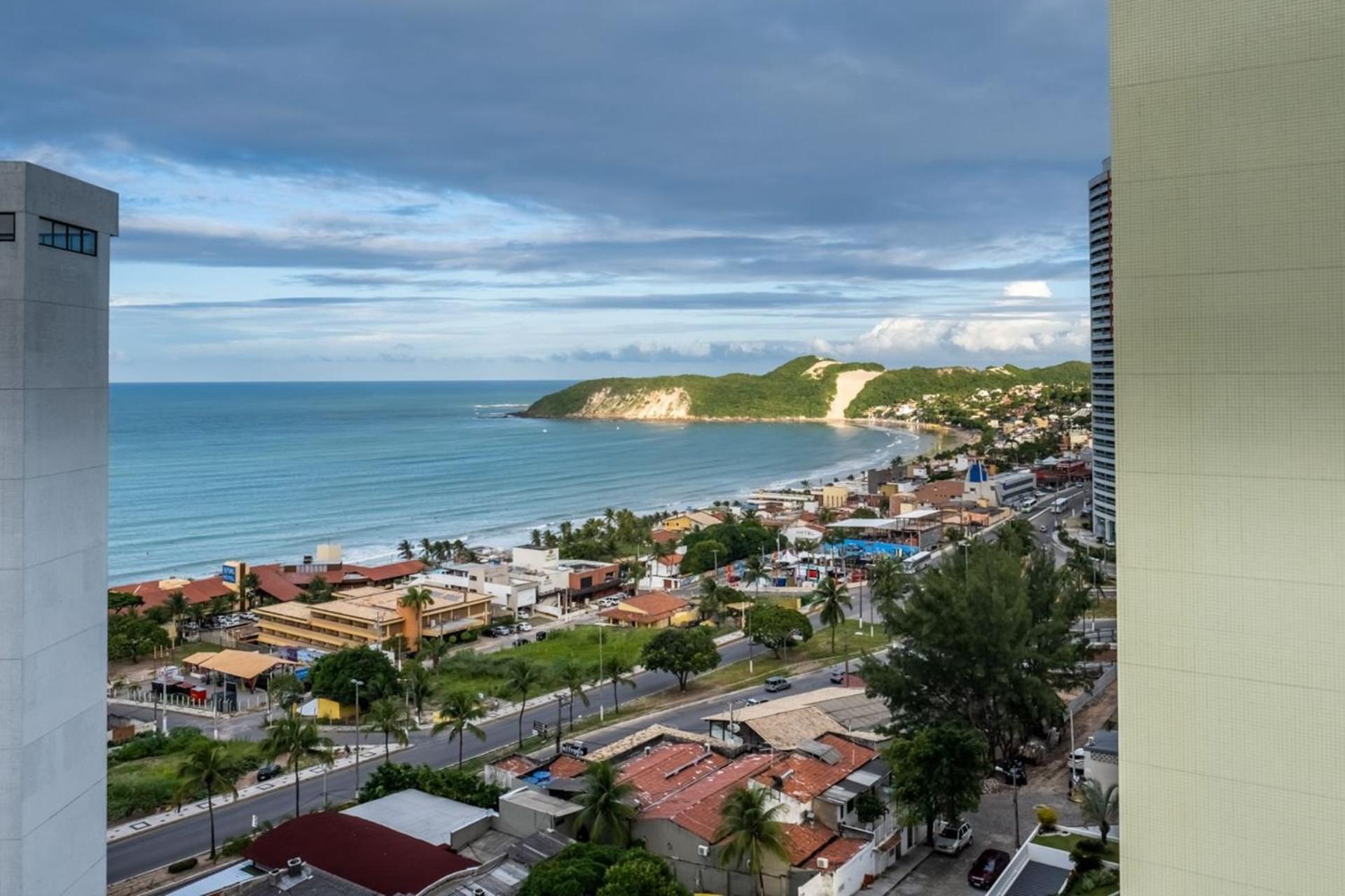 Flat Com 2 Quartos E Vista Mar Da Praia De Pontanegra-Wifi 300 Mb-Garagem-Familia-Criancas-Piscina-Pet Friendly Natal Kültér fotó