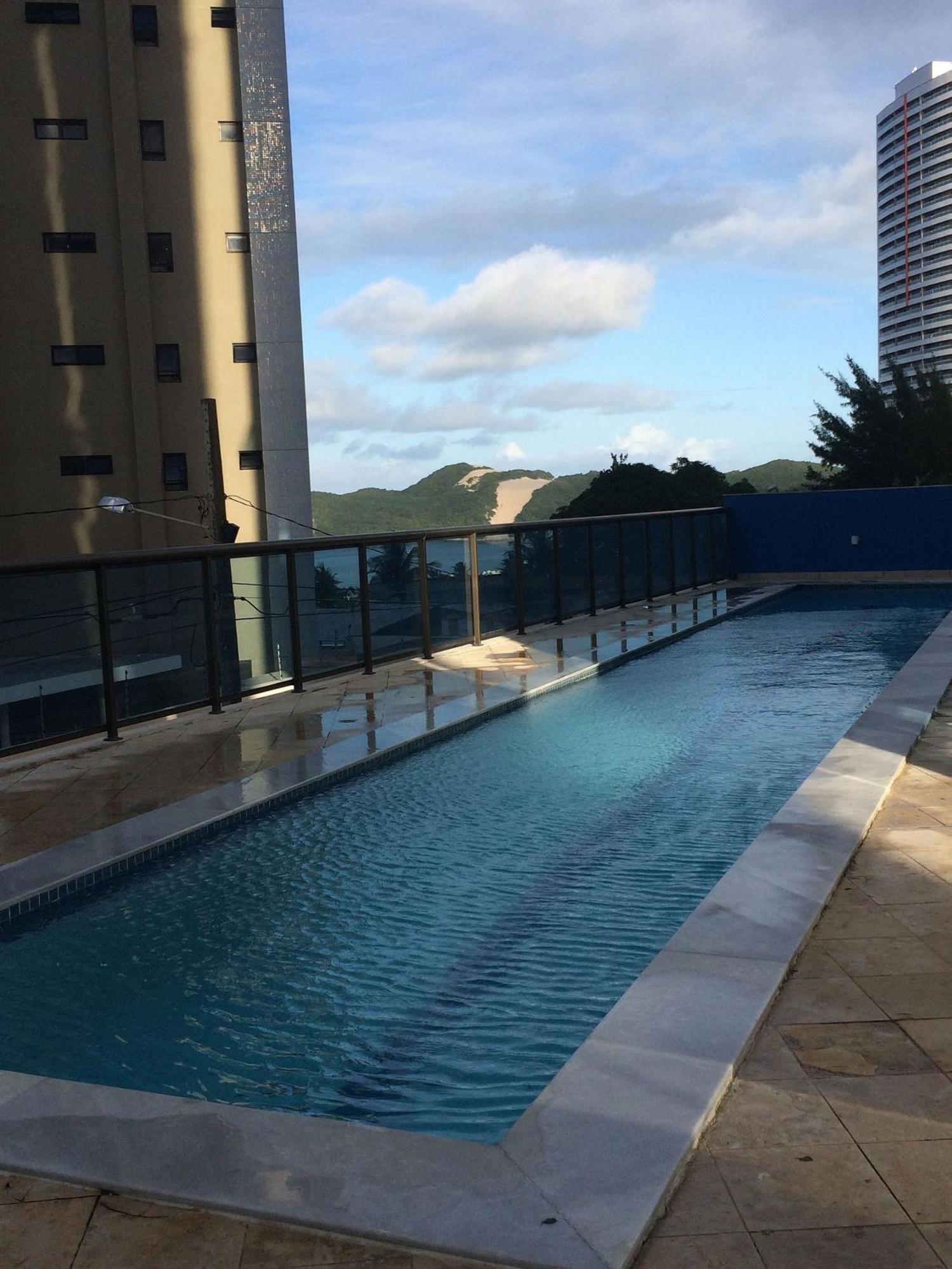 Flat Com 2 Quartos E Vista Mar Da Praia De Pontanegra-Wifi 300 Mb-Garagem-Familia-Criancas-Piscina-Pet Friendly Natal Kültér fotó
