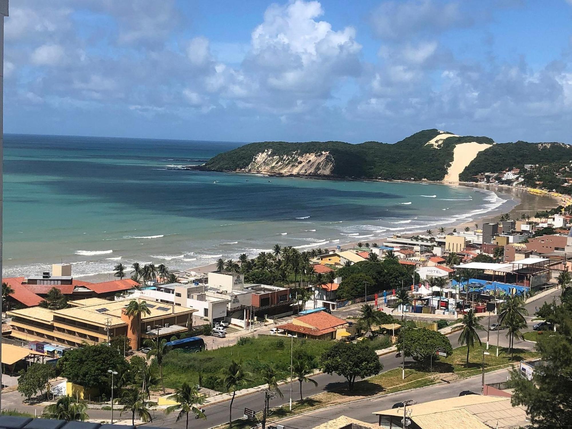 Flat Com 2 Quartos E Vista Mar Da Praia De Pontanegra-Wifi 300 Mb-Garagem-Familia-Criancas-Piscina-Pet Friendly Natal Kültér fotó